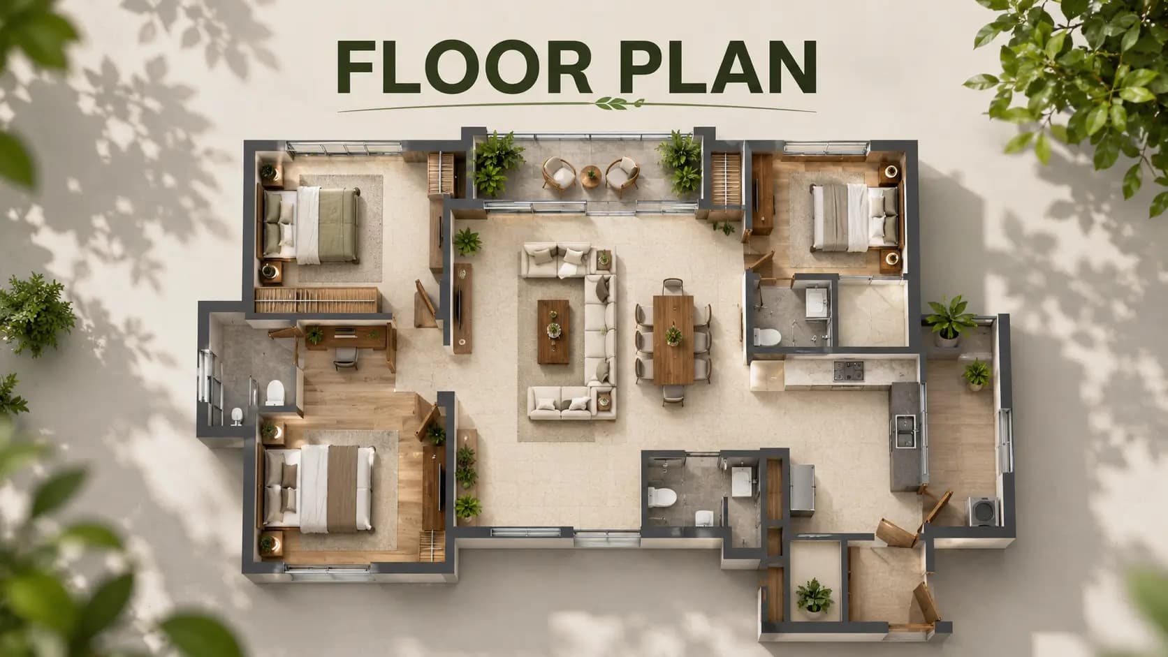 White Lotus Kandavara Floor Plan: 4 BHK & 5 BHK Villa Layouts